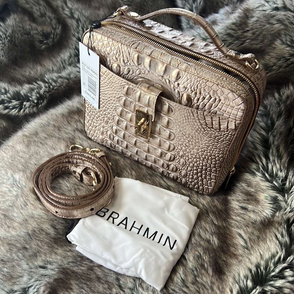 SOLD BRAHMIN Evie Crossbody - Sugar Cane Melbourne NWT